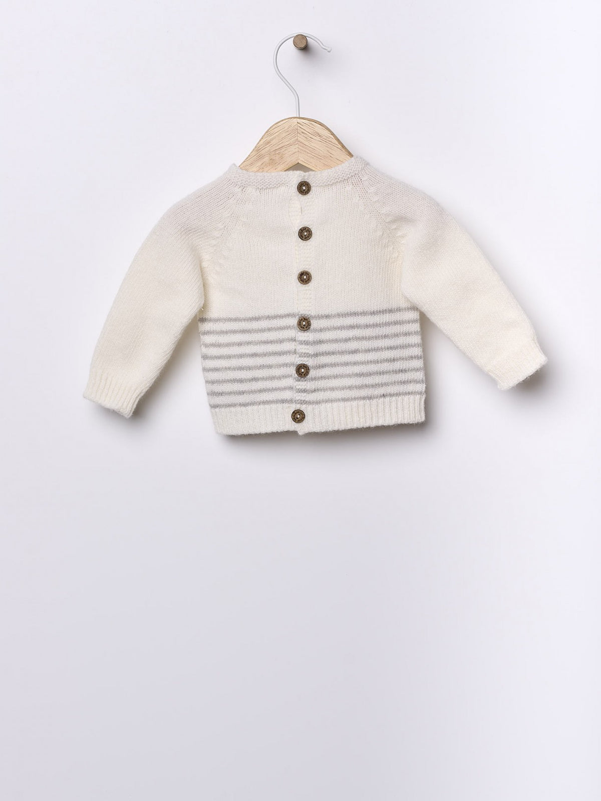 Maglia In Lana Grigio Chiaro