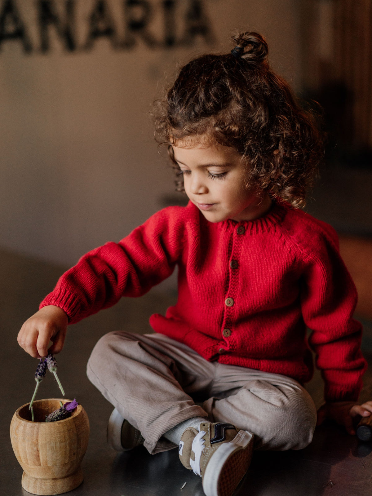 Pantalone In Velluto Marrone