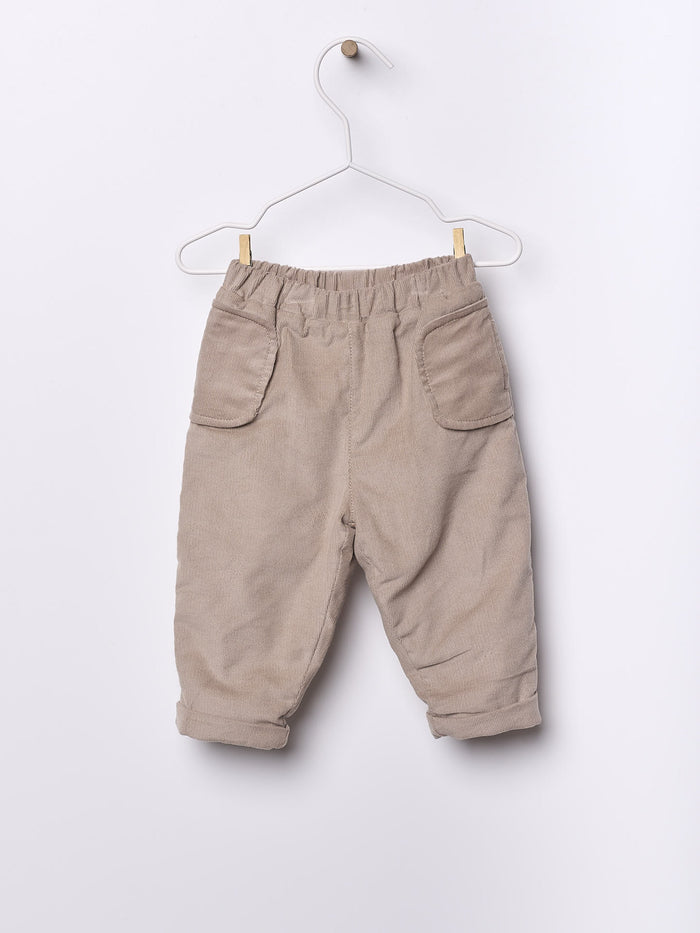 Pantalone In Velluto Marrone