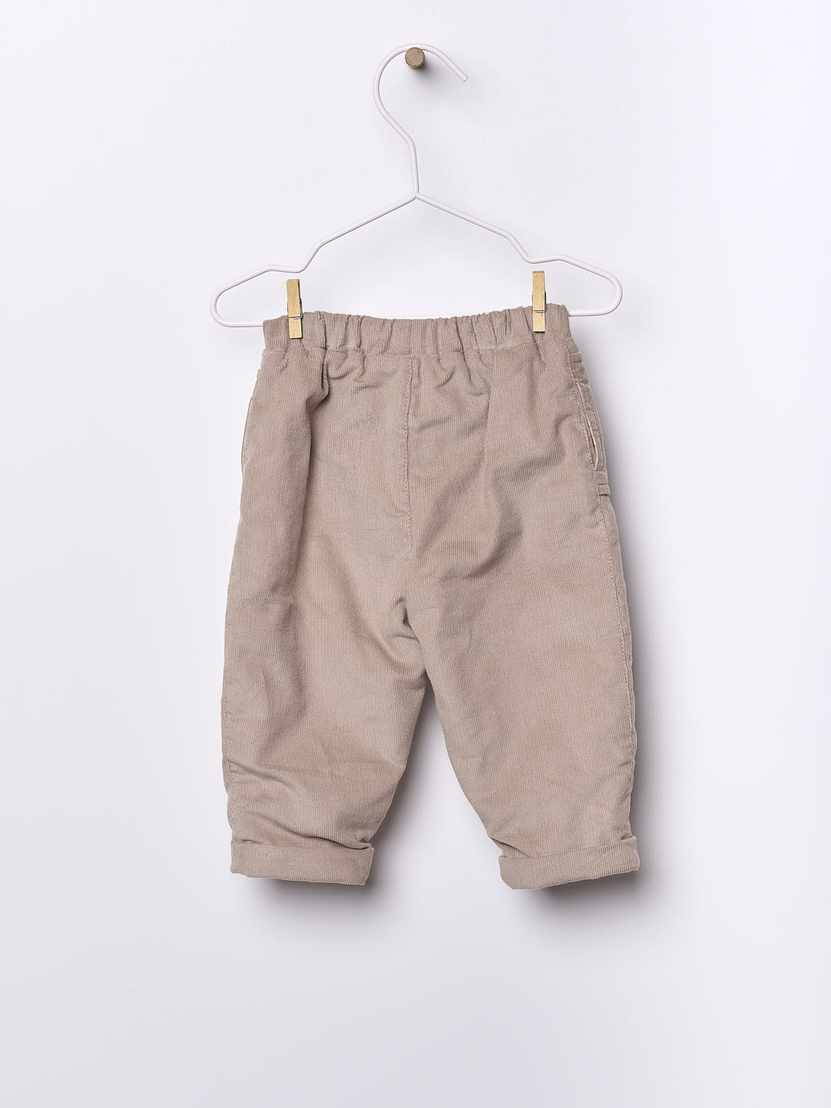 Pantalone In Velluto Marrone