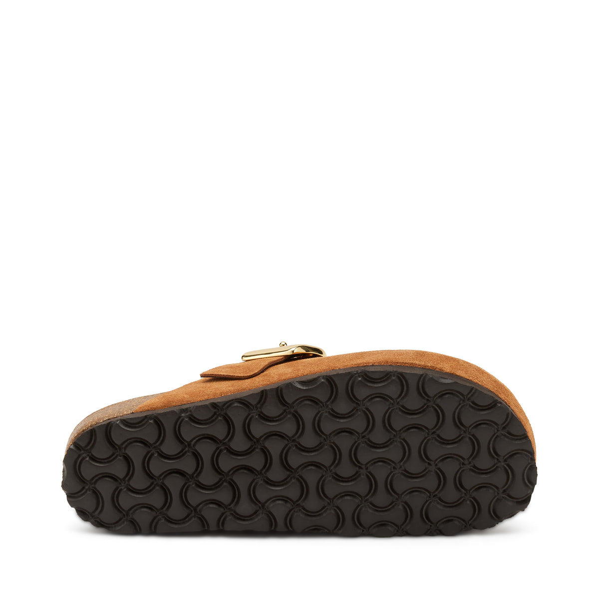 Sandalo Sabot In Camoscio Marrone