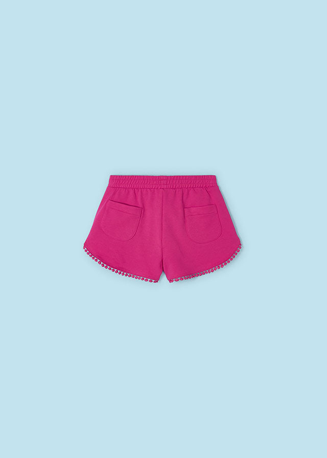 Shorts Felpa Fucsia