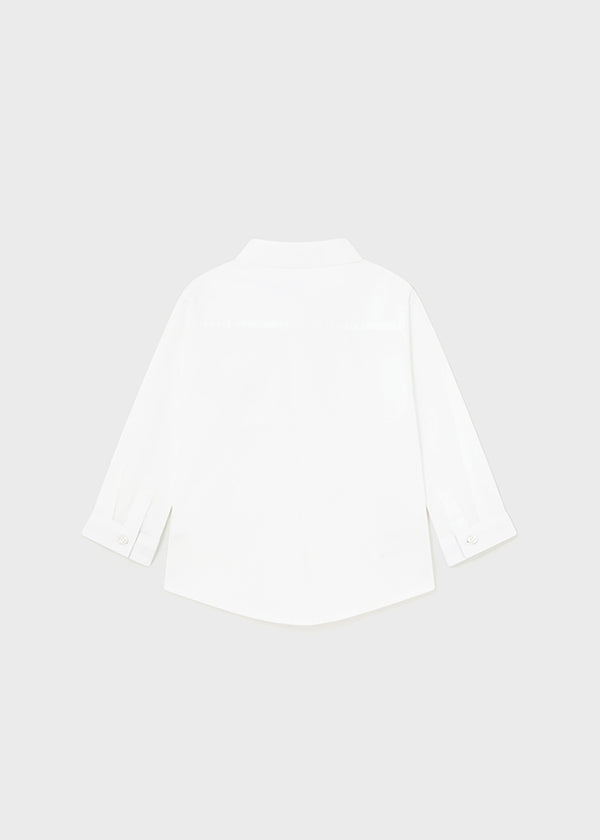 Camicia Elegante Bianca con Papillon