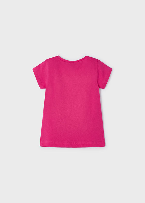 Maglietta Fucsia Dog Hearts