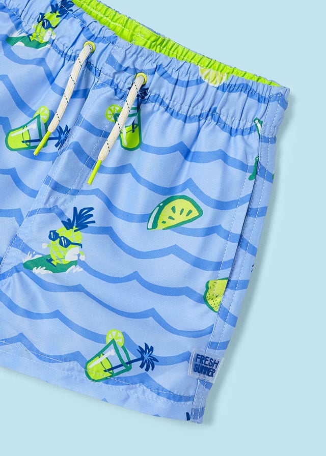 Costume Bermuda Azzurro Fruit