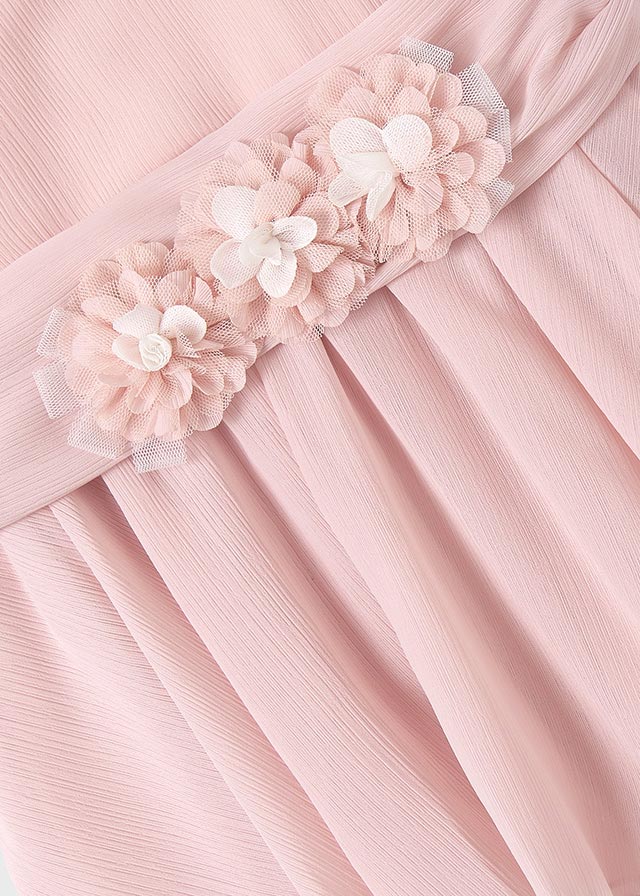 Vestito Cerimonia Chiffon Rosa