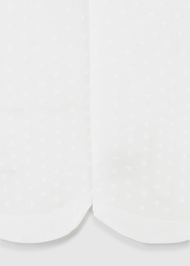 Calze Traforate A Pois Bianco