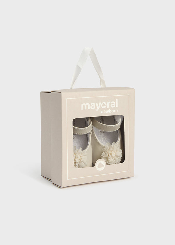 Scarpe Fiore Ecru