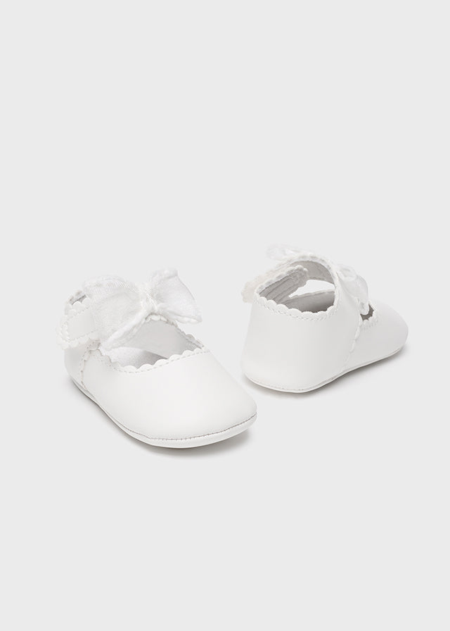 Scarpina Fiocco Bianco