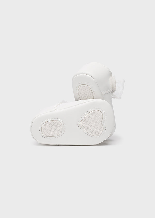 Scarpina Fiocco Bianco