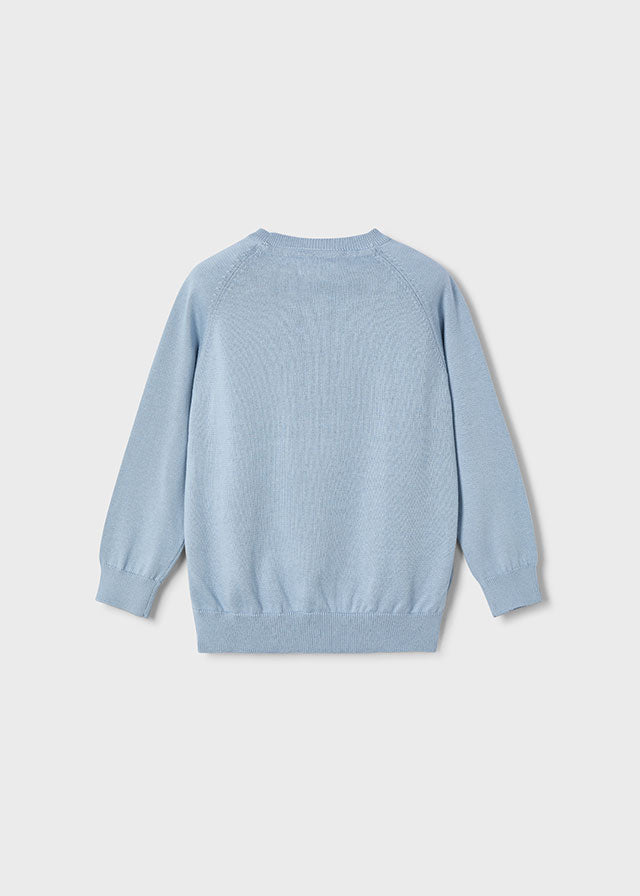 Maglia Collo Tondo Basico Perla
