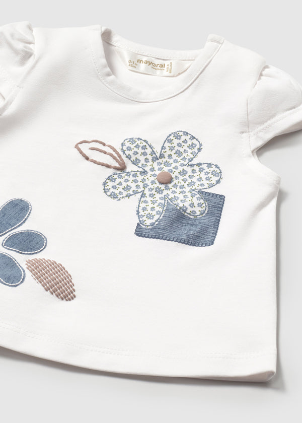 Maglia Manica Corta Bco-Blues