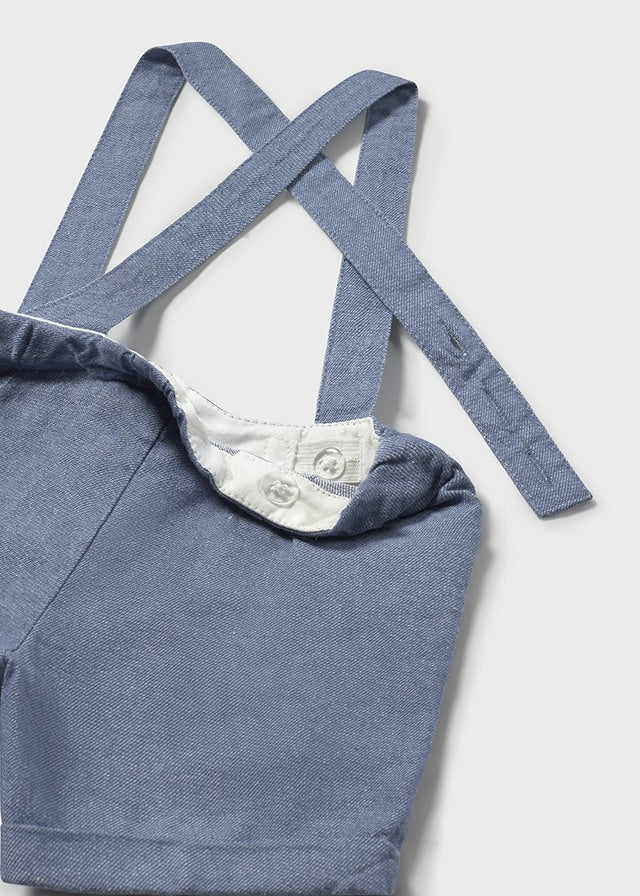 Completo Bermuda Elegante 3 Pezzi