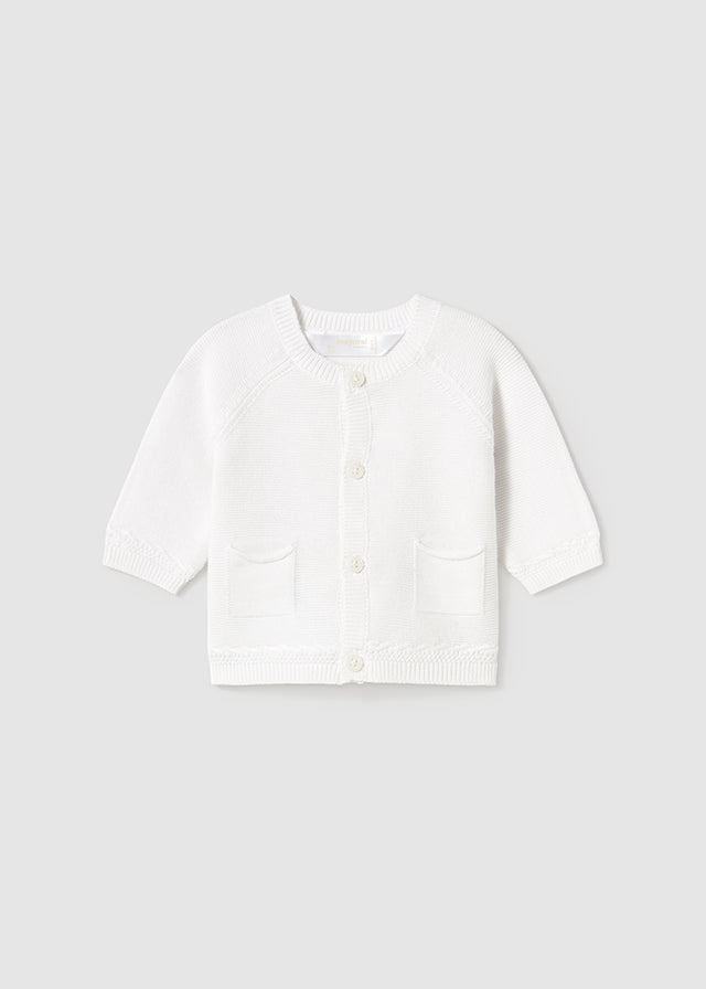 Cardigan Tricot Bianco