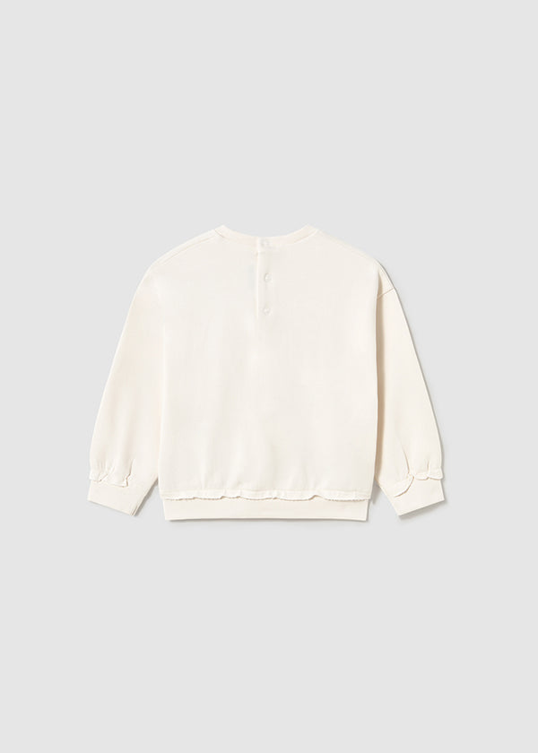 Pullover Ricamato Bianco