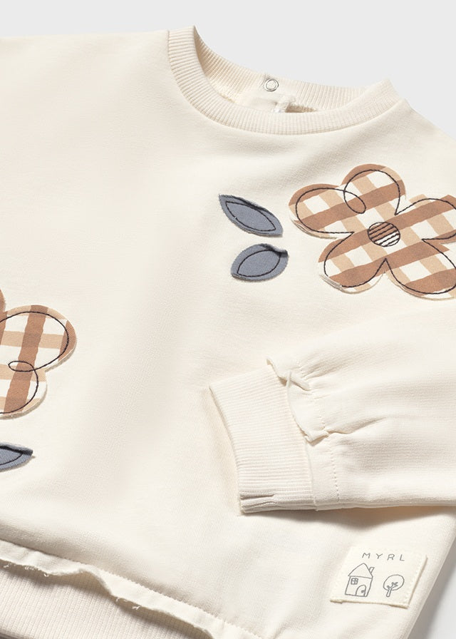 Pullover Ricamato Bianco