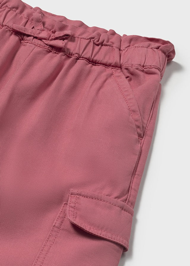 Pantalone Lungo Cargo Rosa