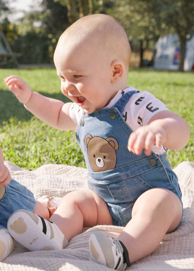 Completo Salopette Jeans