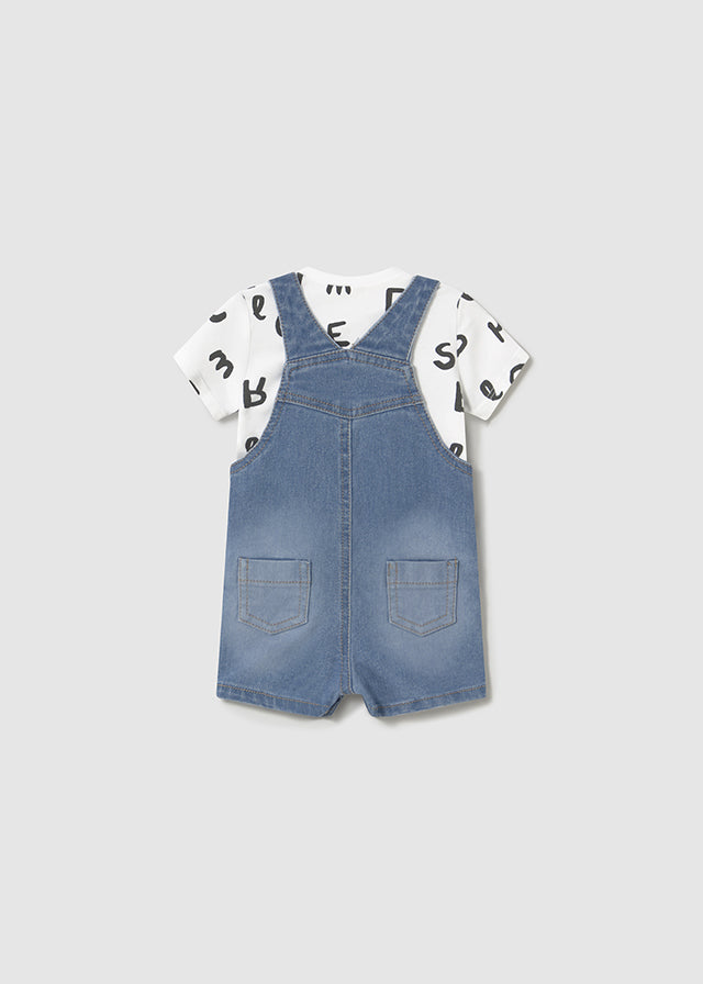 Completo Salopette Jeans