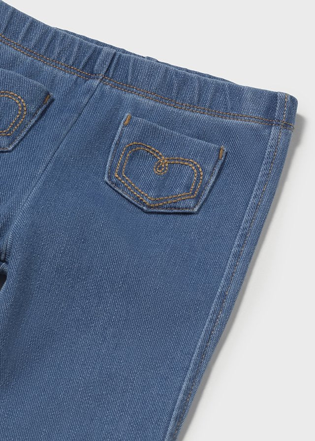 Leggings Flared Knitted Denim