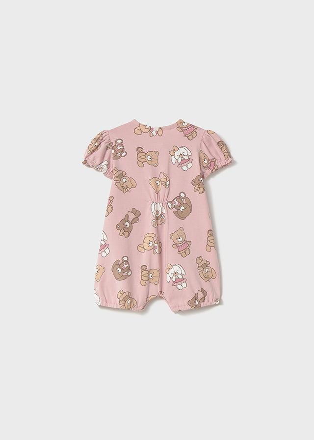 Pigiama Corto Rosa Baby