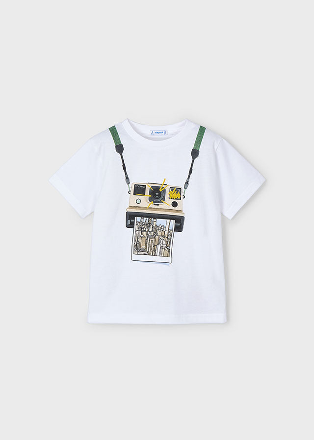 T-Shirt Corta Trucco Bianco