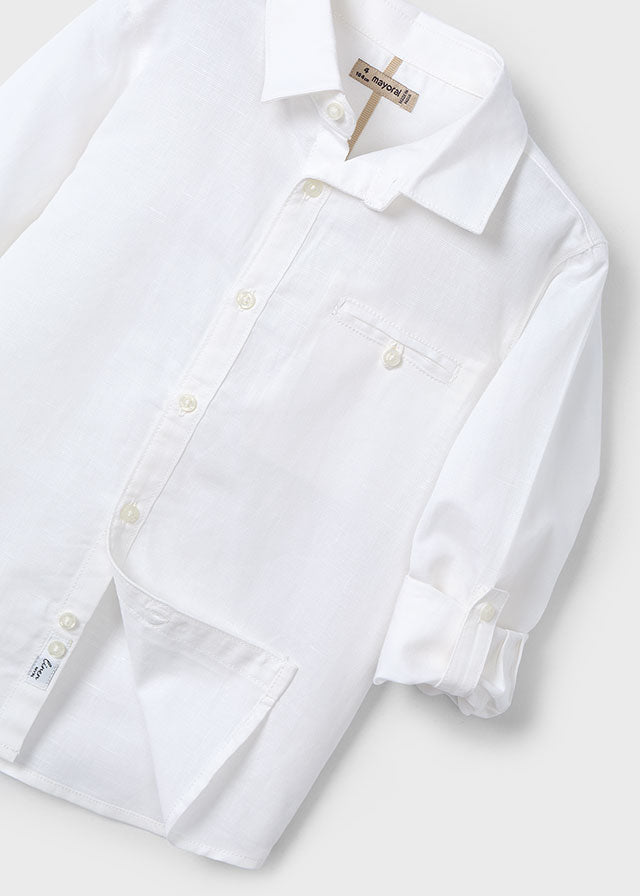 Camicia Lino Bianco