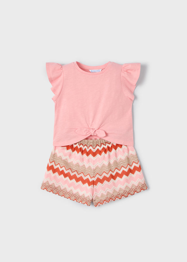 Completo Short Fantasia Salmone