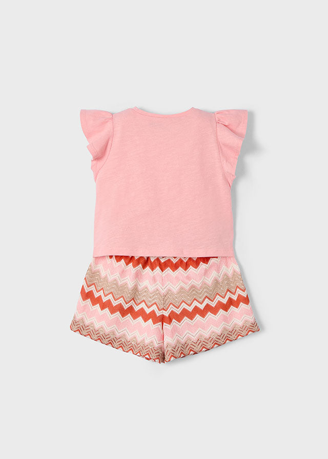 Completo Short Fantasia Salmone