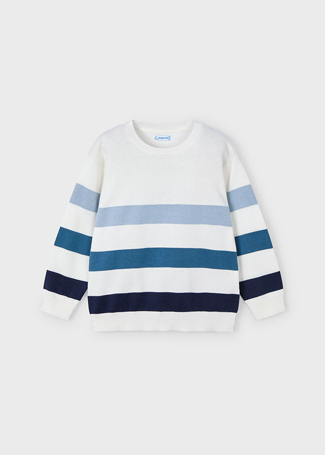 Maglia Righe Azzurro