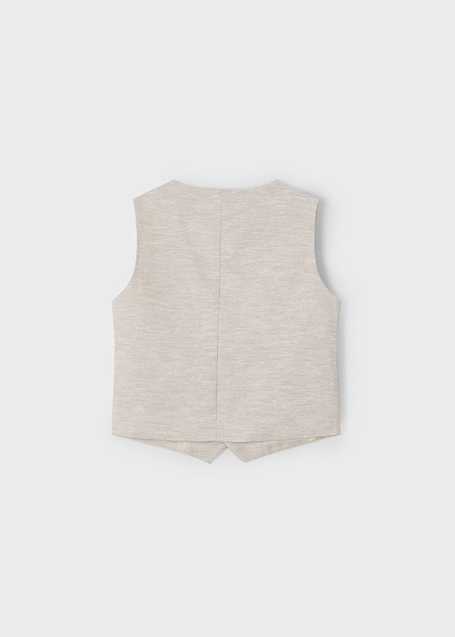 Gilet Lino Sabbia