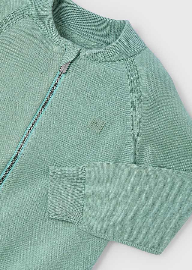 Felpa Tricot Bomber Dark Blu