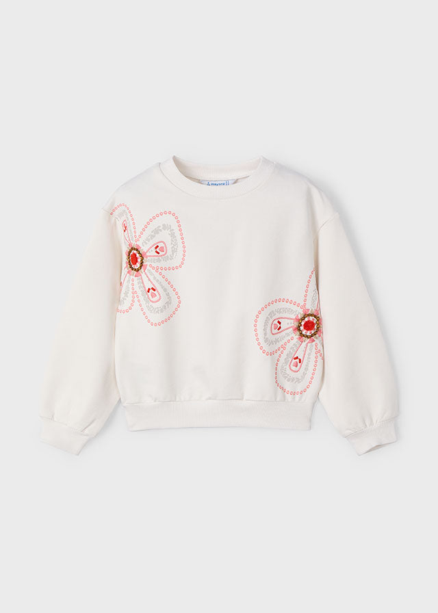 Pullover Fantasia Bianco