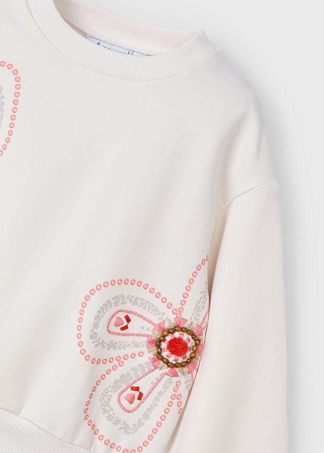 Pullover Fantasia Bianco