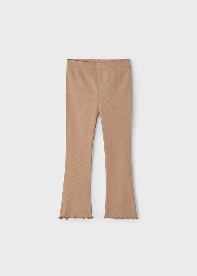 Leggings Flare Costine Cannella