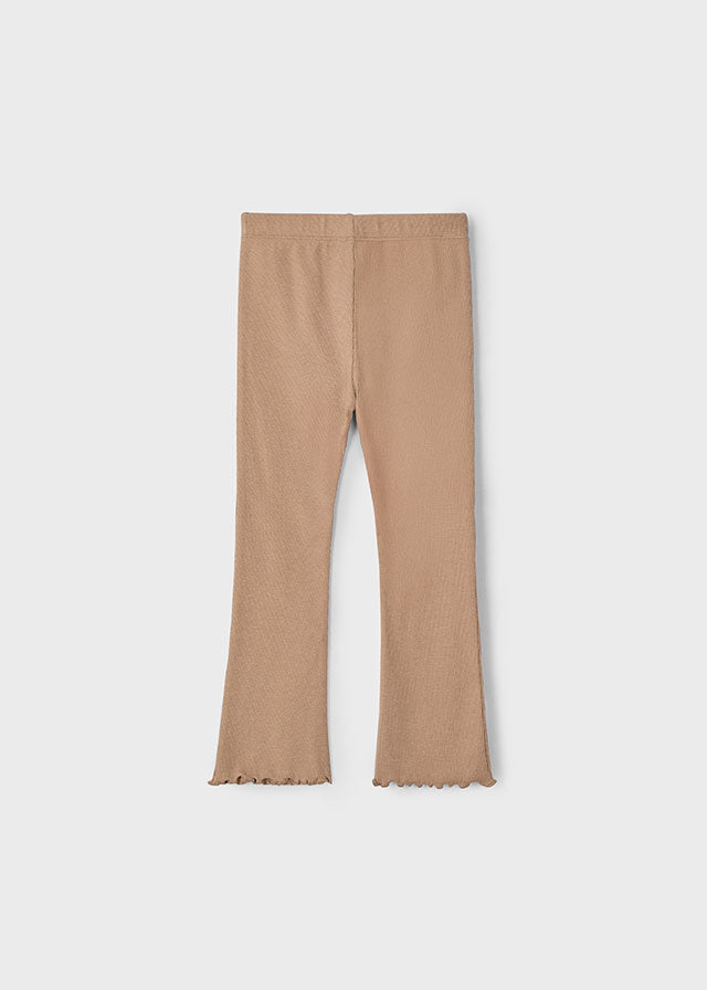 Leggings Flare Costine Cannella