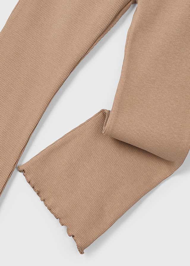 Leggings Flare Costine Cannella