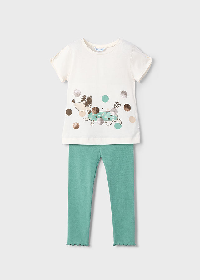 Completo Leggings Menta