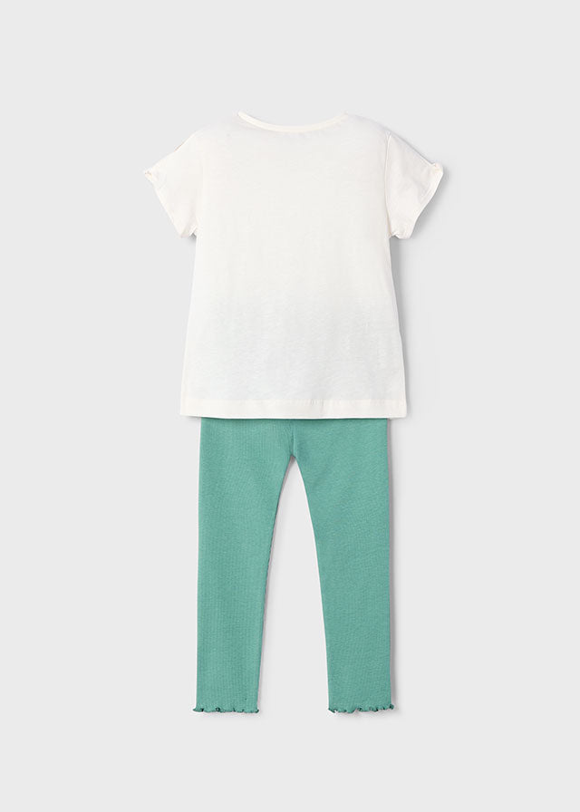 Completo Leggings Menta