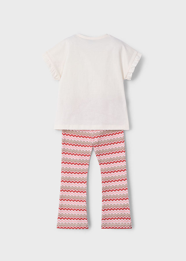 Completo Leggings Salmone