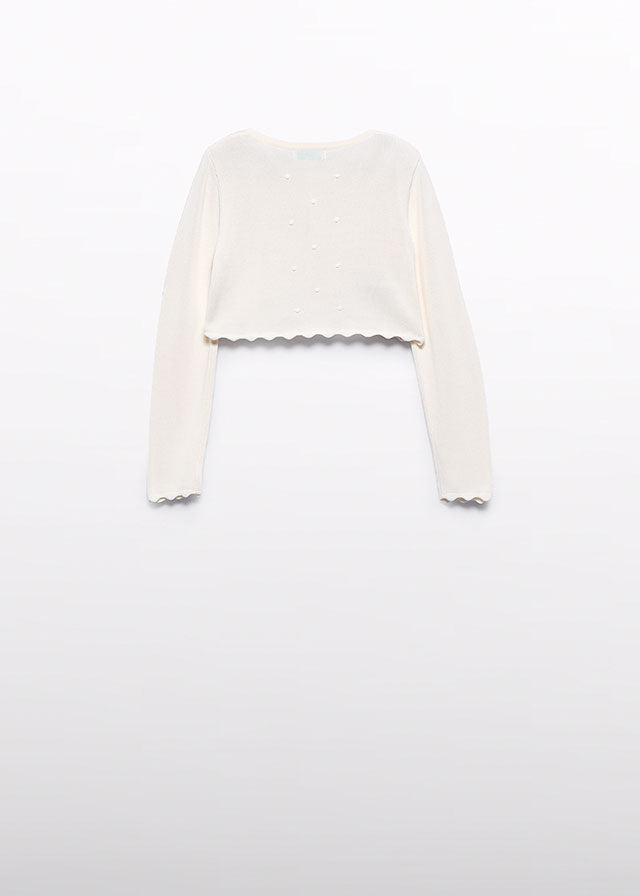 Cardigan Tricot Onde Dorato