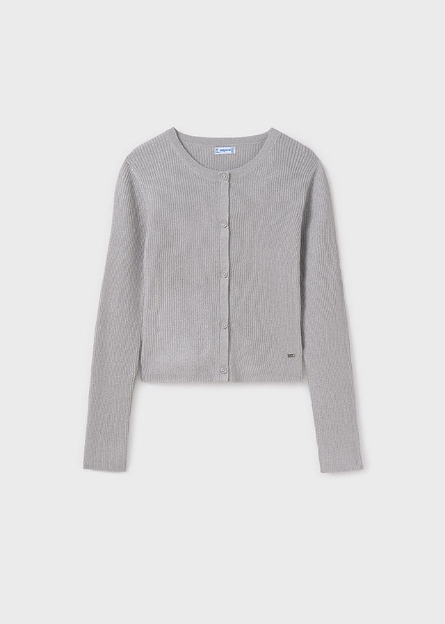 Giacchina Tricot Camicianale Argento