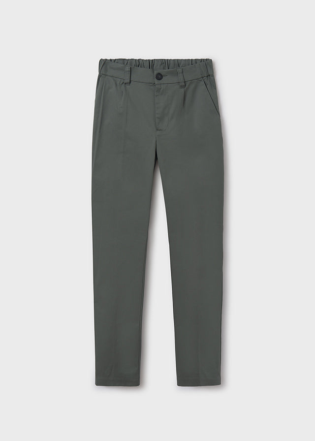 Pantalone Slim Elegante Verde