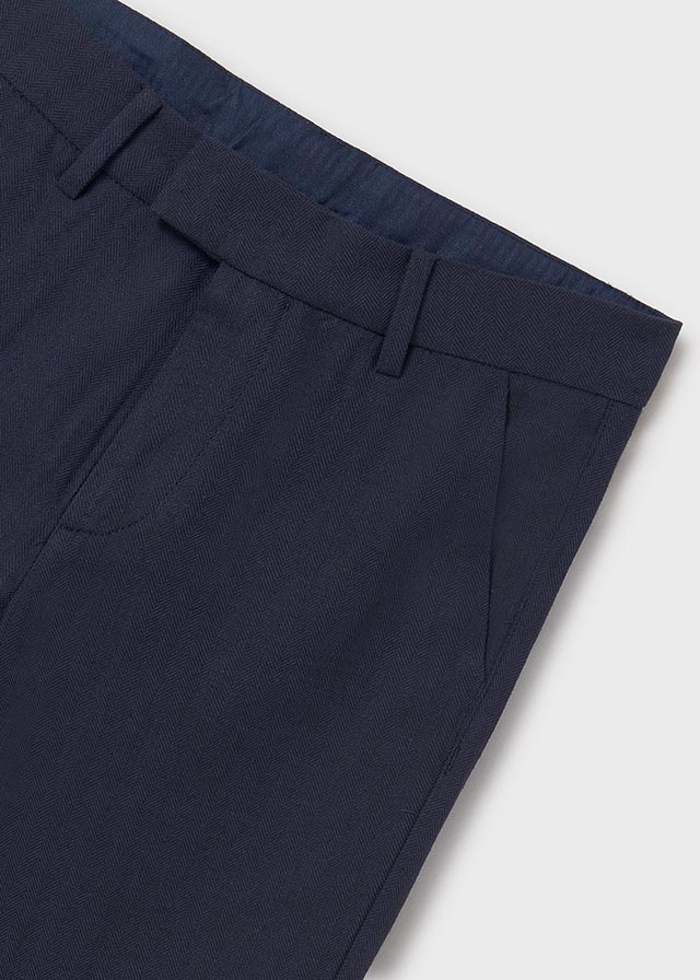 Pantalone Natural Elegante Marino