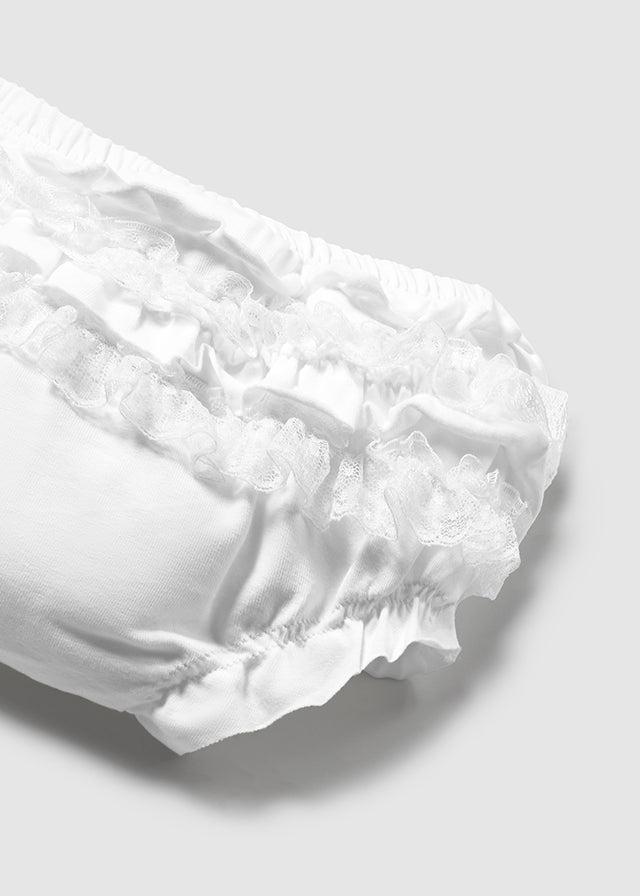 Culotte Volant Bianco