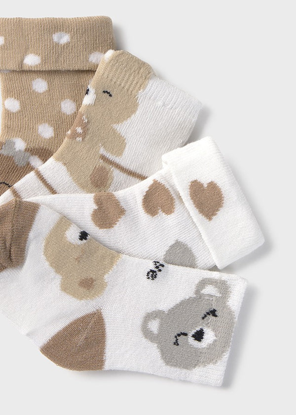 Set 4 Calze Giallino