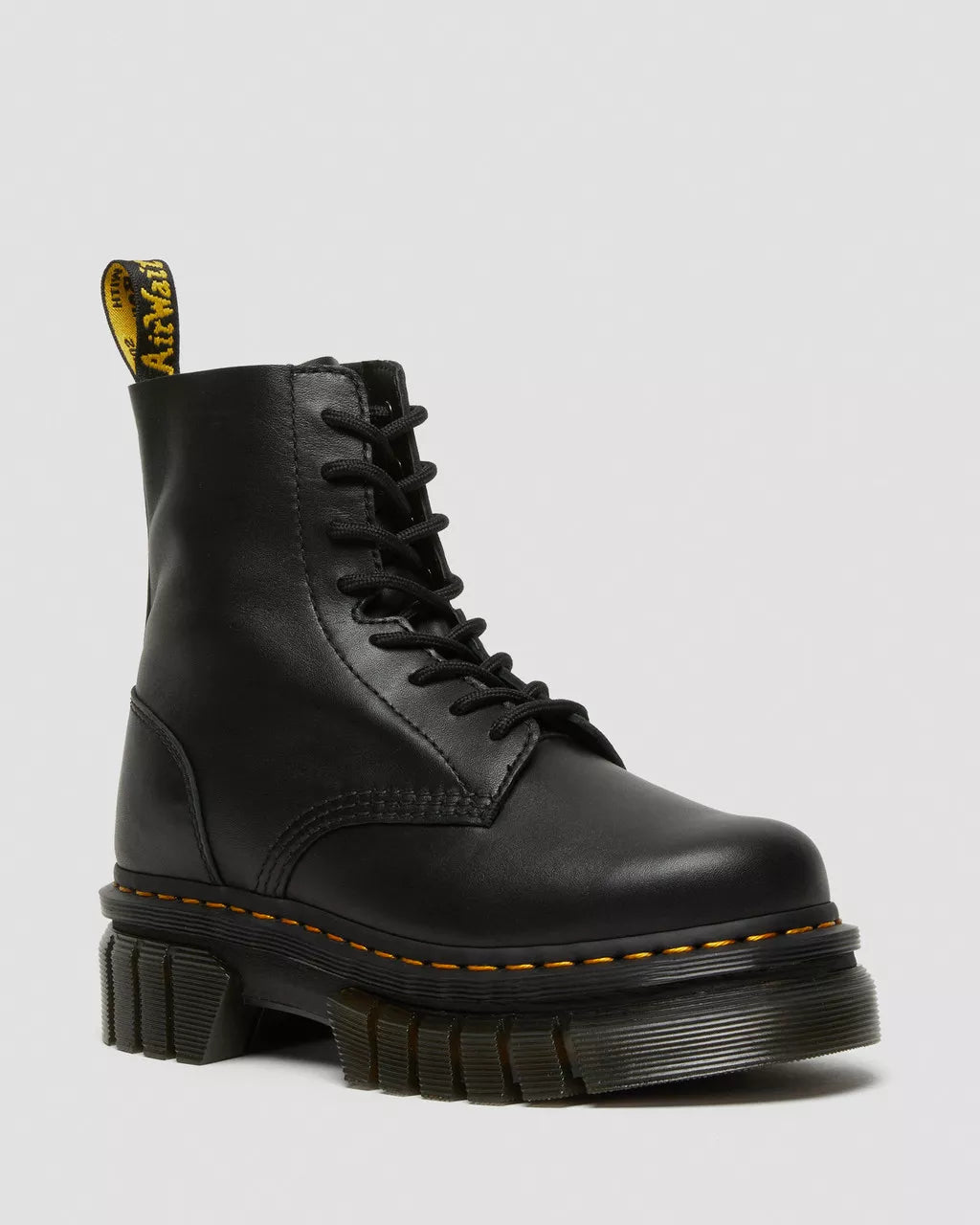 Audrick 8-Eye Boot Black Nappa Lux