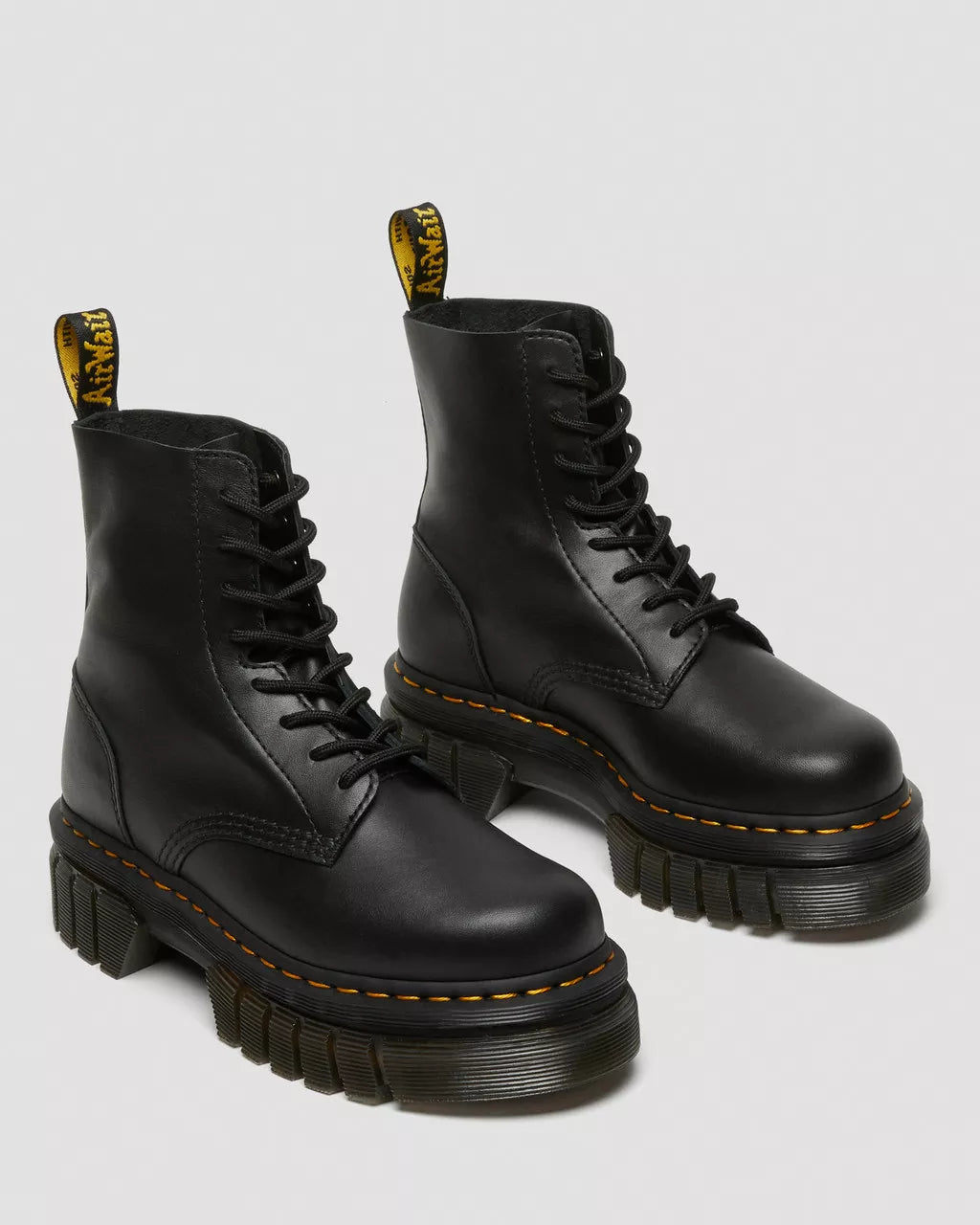 Audrick 8-Eye Boot Black Nappa Lux