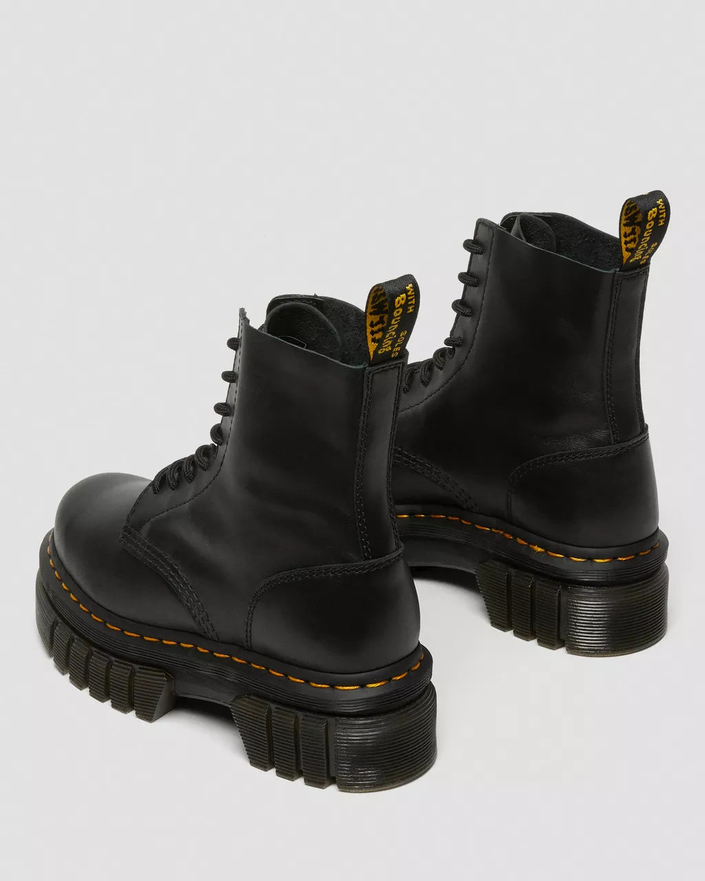 Audrick 8-Eye Boot Black Nappa Lux