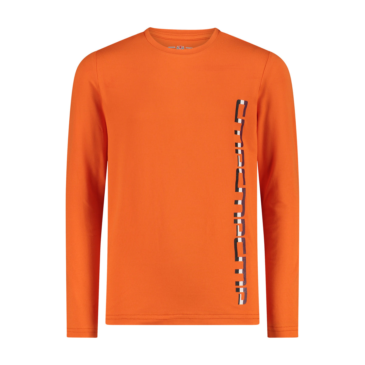 T-Shirt Stretch Manica Lunga Arancio